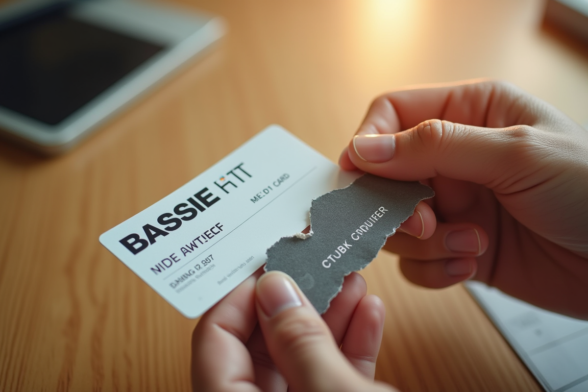 Mains tenant une carte d